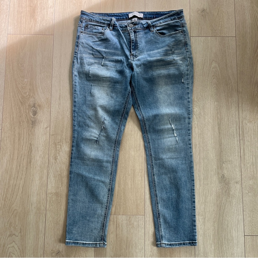 Kenneth Cole Reaction skinny jeans, size 14